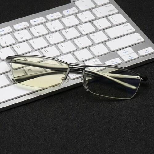 Glasses New Arrival Aluminum Computer Goggles Anti Blue light Fatigue Radiation-resistant Mens Glasses Optical Eyeglasses Frame