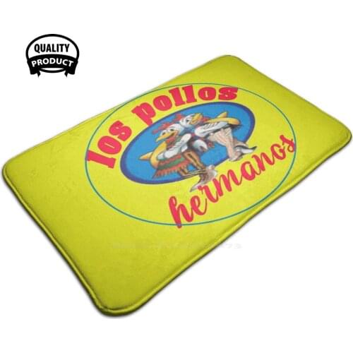 Hermanos 3D Soft Non-Slip Mat Rug Carpet Foot Pad Hermanos Heisenberg Hermanos Walter White Hermanos Pollos Walter Chicken