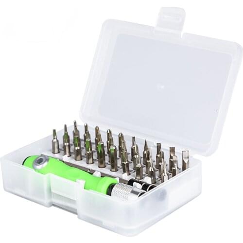 Mini-mini 32 in 1 precision set screwdriver multi-function screwdriver bit hand tool Mobile phone repair