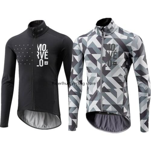 2022 New 2022 New Spring/ Autumn Mens Morvelo Maillots Ciclismo Long Sleeve Cycling Jersey Shirts MTB Mountain Bike Tops Cloth