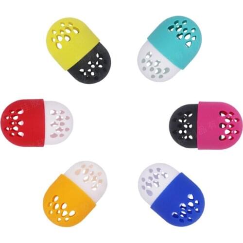 Pad Makeup Sponge Display Rack Cosmetic Sponge Case Puff Holder Soft Silicone Powder Puff Drying Holder Egg Stand PFSJNSN001