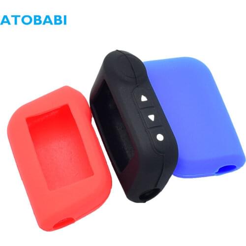 ATOBABI Silicone LCD Key Case For StarLine А63 A93 A36 A39 A66 A96 Two Way Car Alarm System Remote Control Protector Cover Skin