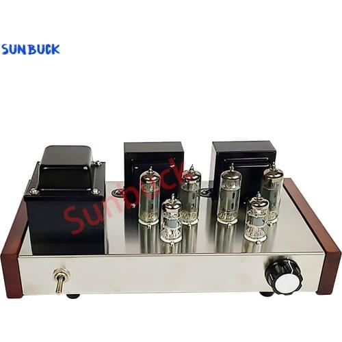 Sunbuck 12W 2.0 channel vacuum Tube Power Amplifier 6F2 6p1 push-pull Tube Amplifier DIY kit