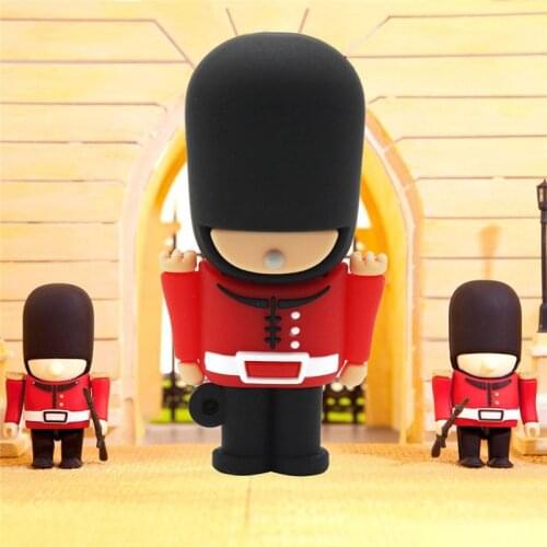 TEXT ME cartoon Royal guard model usb2.0 4GB 8GB 16GB 32GB 64GB USB Flash Drive Pendrive