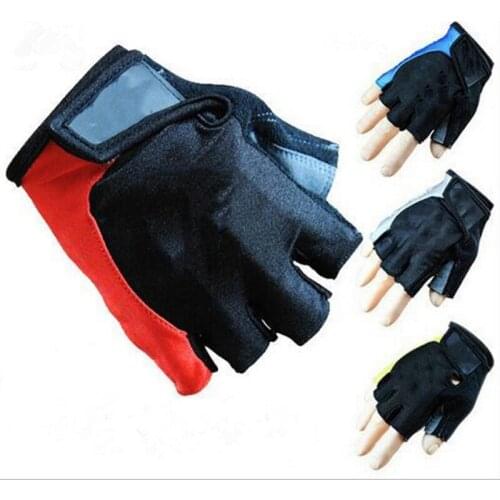 Cycling Gloves Gel Half Finger Cycling Gloves Anti-Slip Anti-sweat Bicycle Left-Right Hand Gloves MTB Riding Bike Sports Gloves