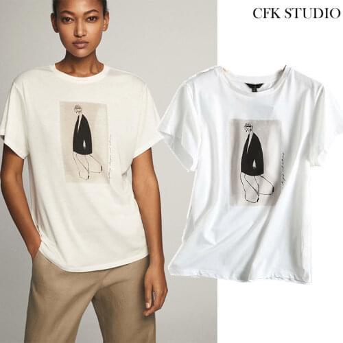 YAHONG&DO Women's T-shirts With Print