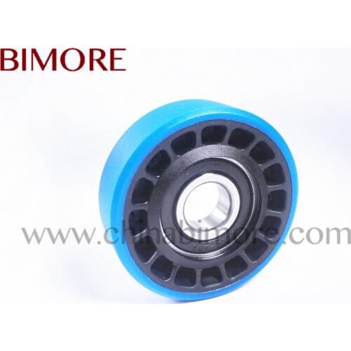 100PCS/PACK BIMORE OTRL046 BIMORE Escalator Step Roller OD80mm 80*25*Bearing 6204