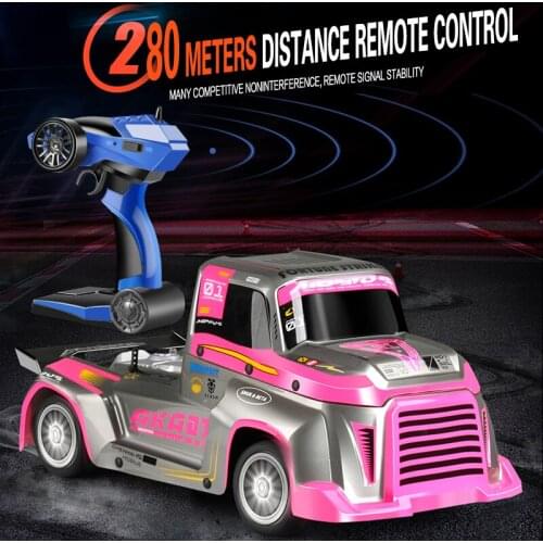 2.4G Remote Control Car 4WD Drift Car RC High Speed Racing Childrens Model Toys Stunt Car With LED Light Electronic Hobby Toys