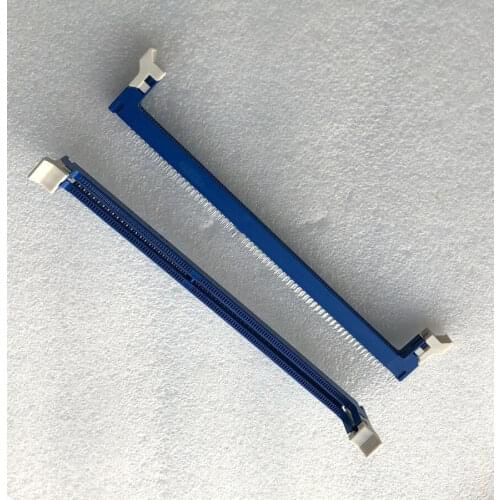 2PCS) New desktop memory slot DDR3 1.5V 240p memory slot memory socket blue white button