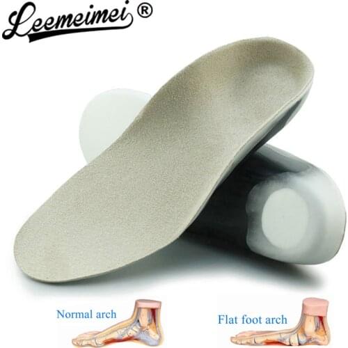 3D Orthotic Insoles flat feet for kids Children and Adults Arch Support insole for X-Legs Orthotic Shoe Heel Pad Inserts