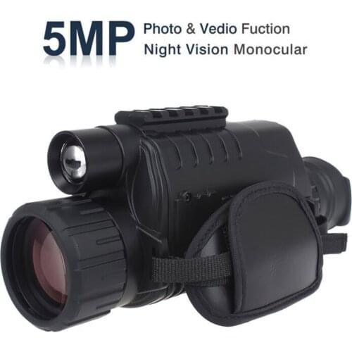 5x40 IR Night View Monocular Outdoor Wild Watching Observation Infrared Rechargeable Telescope