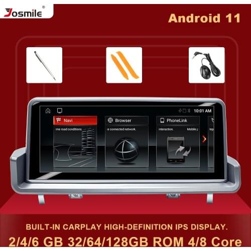 6GB Android 11 Car Radio For BMW E90 E91 E92 E93 2005-2012 Multimedia Player GPS System Support SWC idrive Stereo 8 Core DSP