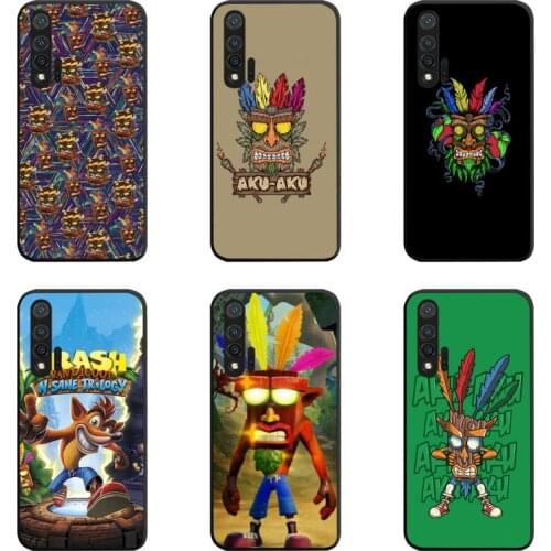 Crash Bandicoot Aku Aku Phone Case For Huawei Nova 6se 7 7pro 7se honor 7A 8A 7C 9C Play