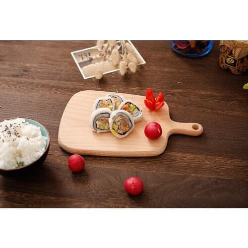 Home Wooden Cutting Board Kitchen Chopping Block Wood Cake Sushi Plate