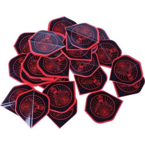 Dart Flights Accessories 30 Pcs/Set Pcs Nice Dart Flights Rare Pattern High Quality PET dropshipping