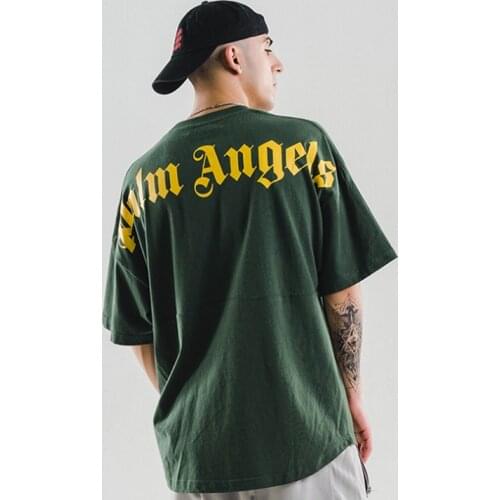 European and American tide brand PALM ANGELS casual fashion bat outfit short-sleeved T-shirt Men and women T-shirt