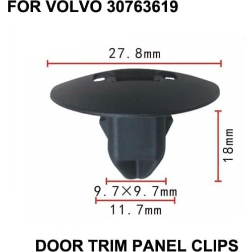 HOT!!! 10pcs For VOLVO OEM 08-16 XC70 Front Bumper Grille-Deflector Panel Clip 30763619