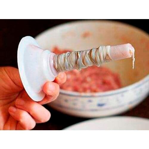 Sausage Packaging Tools 10Pc Casings for Sausage Salami Caliber 50Mm Length:50Cm Each + Funnel Meat Filler Tools Inedible Casing