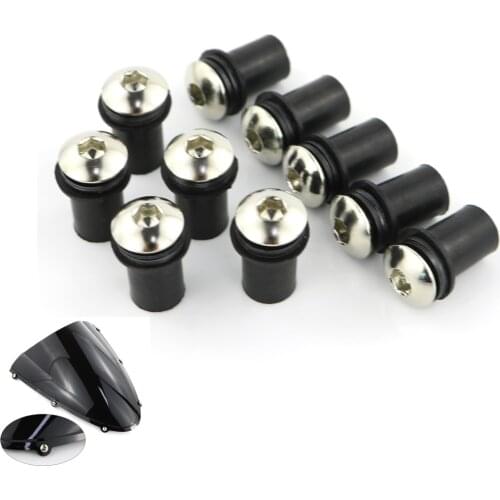 M5 Windscreen Bolts Kit For Suzuki GSF650 GSF750 Bandit GSF1200 GSF1250 Bandit B-King RF900 RF600 TLR1000 GSXR SRAD SVS GW250F