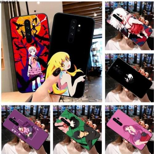 KPUSAGRT Monogatari Soft Phone Case Capa for Redmi Note 9 8 8T 8A 7 6 6A Go Pro Max Redmi 9 K20 4X