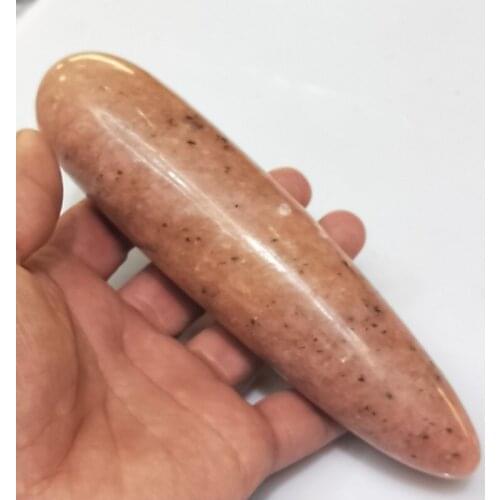 14-16cm natural jade stone massage wand body acupuncture points facial sunstone pleasure yoni wand very safe as gift for women