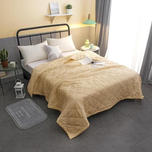 Brushed Solid Color Single Product Lightweight Blanket for Home and Travel Soft Sleeping Quilt as Gift for Friends and Family