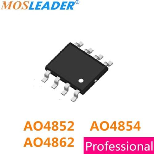 Mosleader 100pcs SOP8 AO4852 AO4854 AO4862 N-Channel 4852 4854 4862 High quality