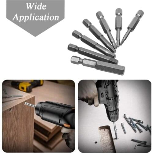 Screwdriver Bit Set Repair Tools Screwdrivers Kit Hex Shank Drill Bit For Power Household Hand Tools R7UB