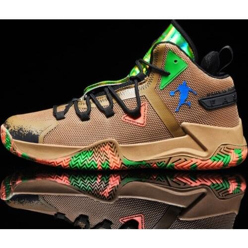 Orignal Design Men Basketball Shoes High Top Sports Shoes Men Gym Athletic Trainer Shoes Anti-skid Sneakers for Women Size 36-45