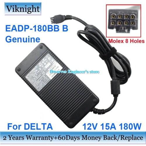 Genuine EADP-180BB B 12V 15A AC Adapter 341-0222-02 180W Charger For Cisco UC520W UC520 Laptop Power Supply