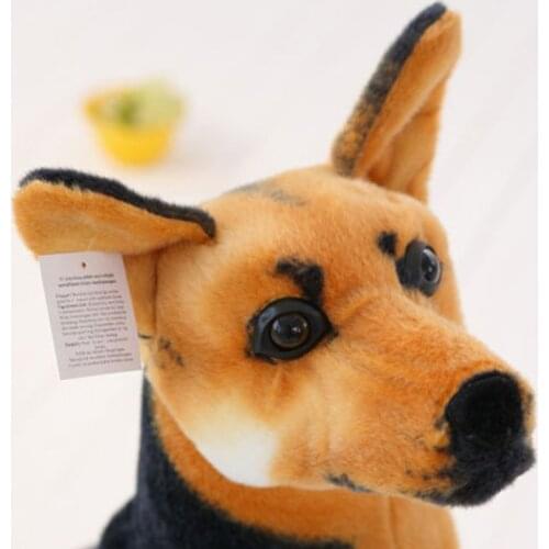 Lifelike Stuffed Animals Pillow German Dog Shepherd Soft Plush Toys Birthday Gift Home Furnishings Cushion