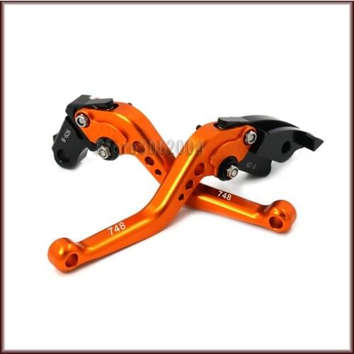 CNC Motorcycle Brake Clutch Pump Lever For DUCATI 748 1999-2002 Motorcycle Accessories Long Brake Clutch Levers CNC