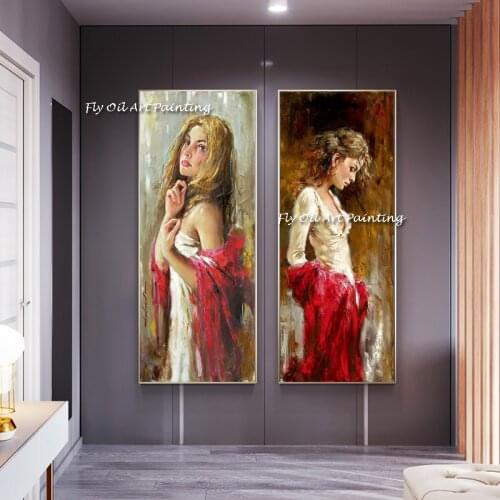 Sexy naked woman modern canvas oil painting abstract art household adornment wall painting handmade nude photos hotel lobby