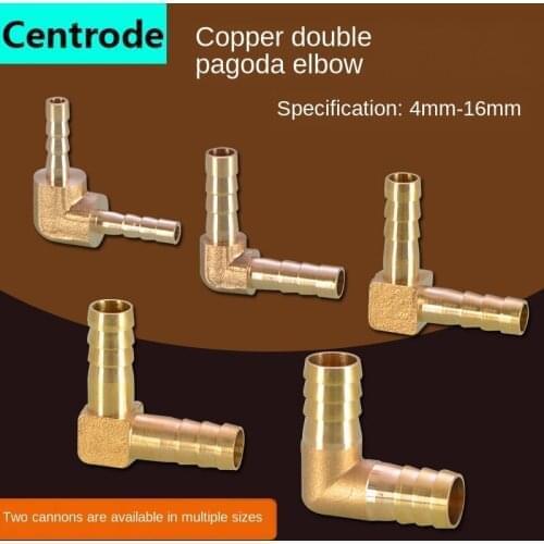 Hose Connector Pagoda Head Elbow 4 6 8 10 16mm Gas Hose Gas Bellows Socket Green Head