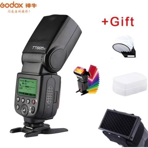 Godox TT685O 2.4G HSS 1/8000s TTL II GN60 Camera Flash Speedlite + X1T-O Transmitter Trigger + Softbox for Panasonic Olympus