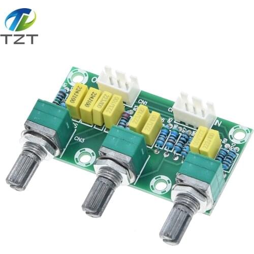 XH-M802 Passive Tone Board Amplifier Preamp Power Module Low High Sound Adjustment Electonic Diy Electronic PCB Board