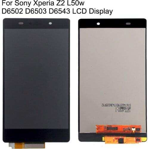For Sony Xperia Z2 L50w D6502 D6503 D6543 LCD Display Touch Screen Sensor Phone Accessories With Free Shipping And Gift Tools