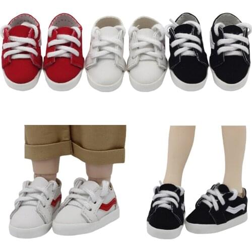 4.5*2.1cm Doll Sports Shoes for 1/6 BJD Doll and 15cm Plush EXO Dolls Fashion Casual Toy Shoes Accessories