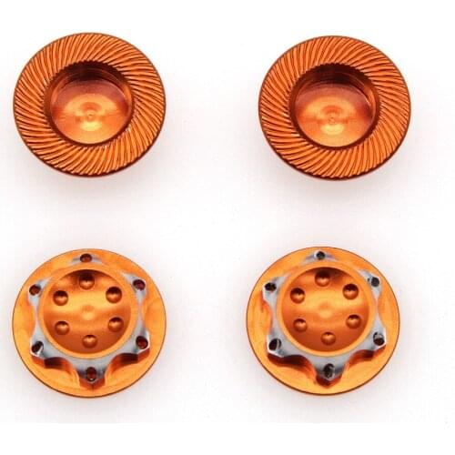 4pcs Antidust Cover Hex Nut Adapter For 1/8 RC Model Car