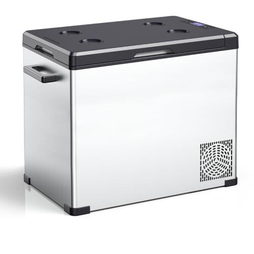 50Liter Keedbing DC 12v/24v Car Refrigerator With Power Adapter for Truck RV Caravan