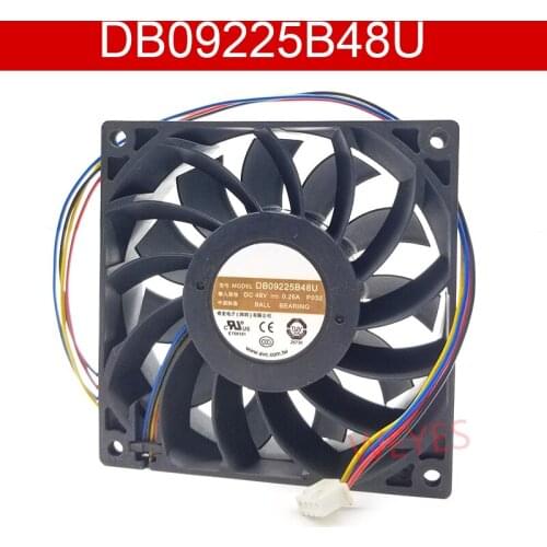 Brand new for 9025 A48V DB09225B48U 9 cm with 0.26 A four-wire PWM control speed regulation cooling fan