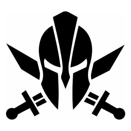 Car Stickers Decor Motorcycle Decals Spartan Warrior Funny Decal Decorative Accessories CreativeWaterproof PVC,13cm*11cm