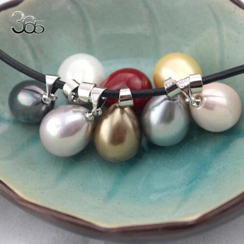 Free Shipping 5pcs/Lot 13x18mm DIY Large Natural Shell Pearl Drop Teardrop Pearl Dangle Charm Jewelry Pendant