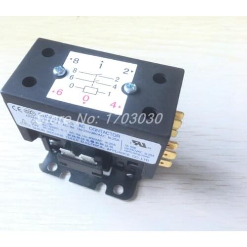 CJX9B-25S 220-240V 50/60Hz Rated Coil Voltage 2 Poles 2NO AC Contactor