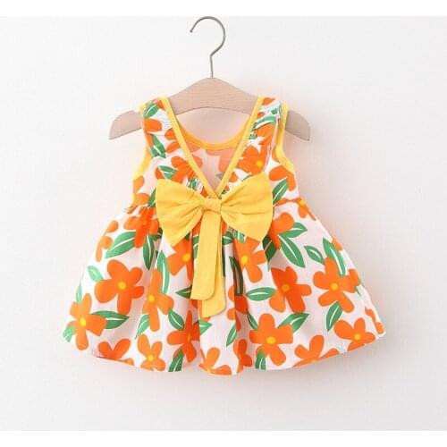 Princess Kids Baby Dress For Girls Wedding Dress Sleeveless Party Birthday Bench Dress For Girl Summer Dresses