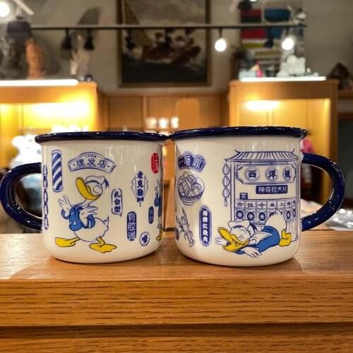 Disney Donald Duck Ceramic Maker Drinking Mugs Mini Water Mugs