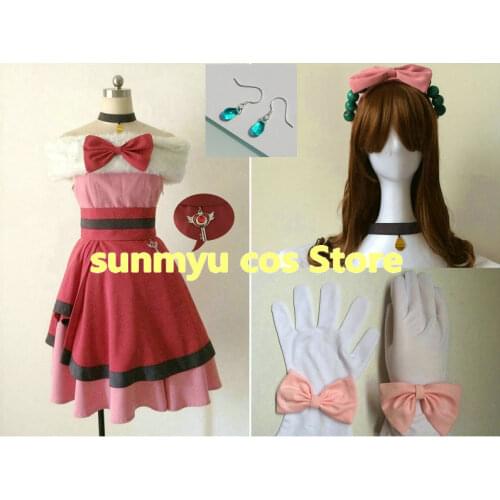 Free Shipping! Pocket Monsters Pokemon Serena Cosplay Costume ,Size Customizable Halloween Wholesale