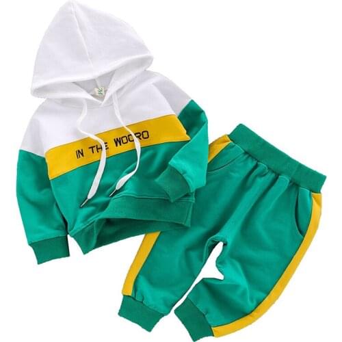 Baby Clothes Top Pant Suits Casual Baby Girls Boys Clothing Sets Children Clothes 2 Pieces Sweatshirts Sportswear CZF032