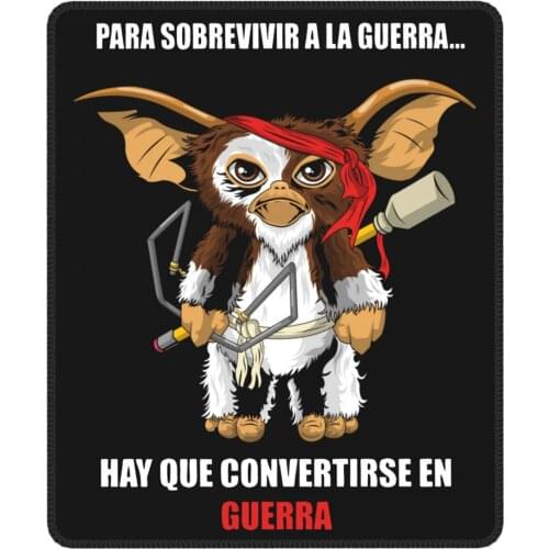 Gizmo Blanco In Spanish Cool Mouse Pad Gremlins Monster Gremlin 80s Horror Christmas Movie Soft Mat Rubber Keyboard Desk Pad