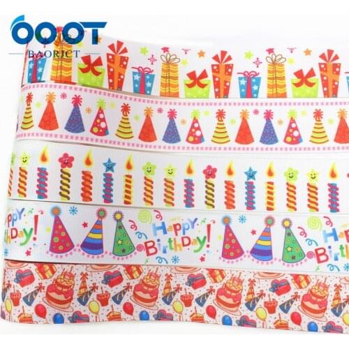 1971321,1-1/2'' 38mm birthday holiday decoration gift wrapping Printed grosgrain ribbon,10yrds DIY handmade headwear accessories